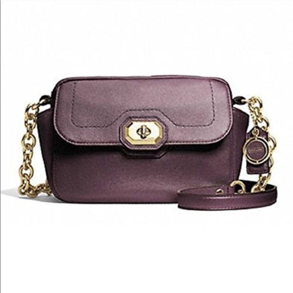 Coach Handbags - Coach Campbell Camera Bag Purse Purple Crossbody